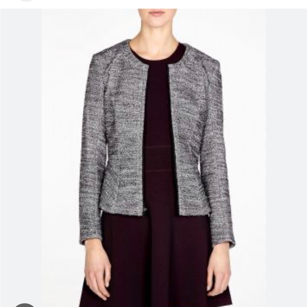 Theory jondi peplum blazer sz 8